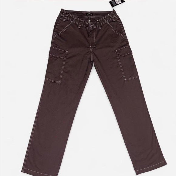 True Religion Brown Cargo Pants - Picture 3 of 5